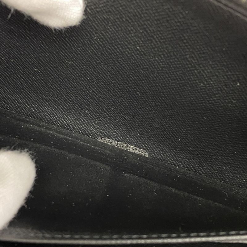 Louis Vuitton Long Wallet Damier Graphite Zippy Organizer N63077 Black Men's