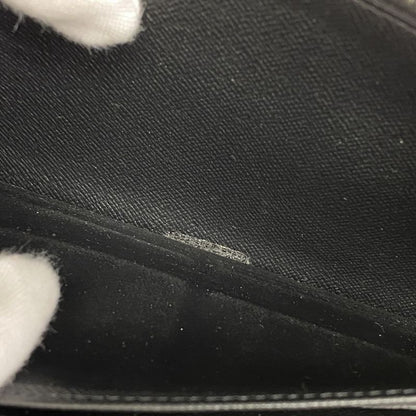 Louis Vuitton Long Wallet Damier Graphite Zippy Organizer N63077 Black Men's