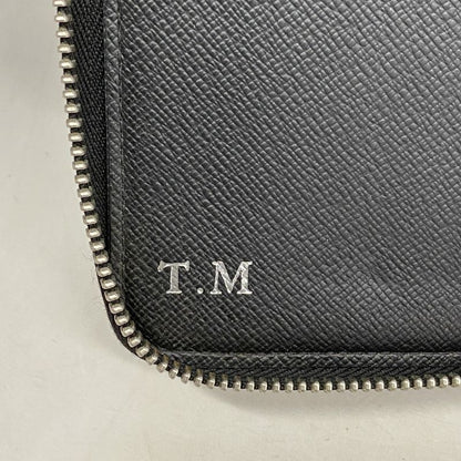 Louis Vuitton Long Wallet Damier Graphite Zippy Organizer N63077 Black Men's