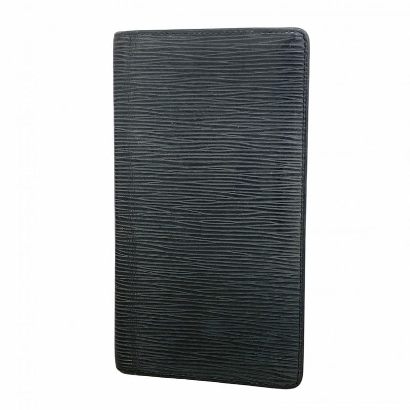 Louis Vuitton Long Wallet Epi Porte Cult Cles Di Yen M63212 Noir Black Men