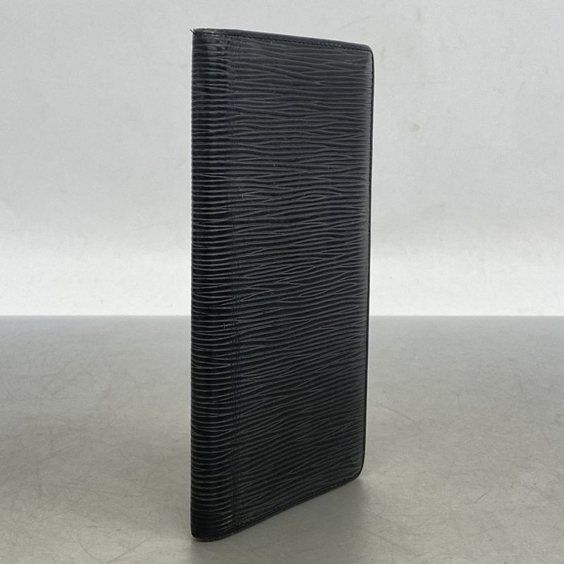 Louis Vuitton Long Wallet Epi Porte Cult Cles Di Yen M63212 Noir Black Men