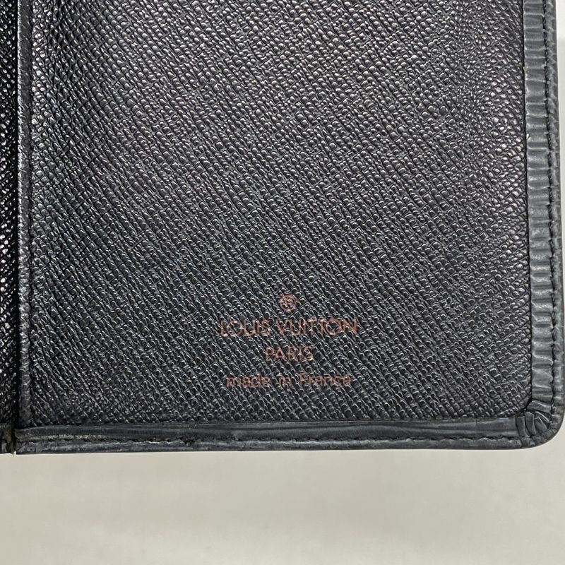 Louis Vuitton Long Wallet Epi Porte Cult Cles Di Yen M63212 Noir Black Men