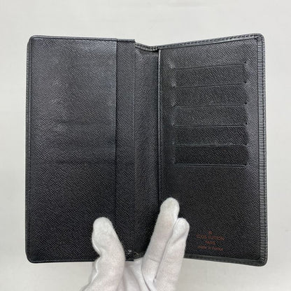 Louis Vuitton Long Wallet Epi Porte Cult Cles Di Yen M63212 Noir Black Men