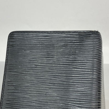 Louis Vuitton Long Wallet Epi Porte Cult Cles Di Yen M63212 Noir Black Men