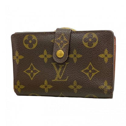 Louis Vuitton Wallet Monogram Porte Monnaie Viennois M61663 Brown Ladies