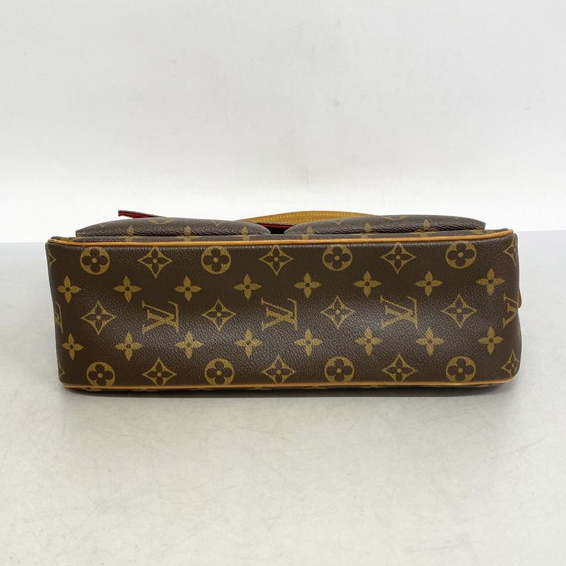 Louis Vuitton Shoulder Bag Monogram Vivacite GM M51163 Brown Ladies
