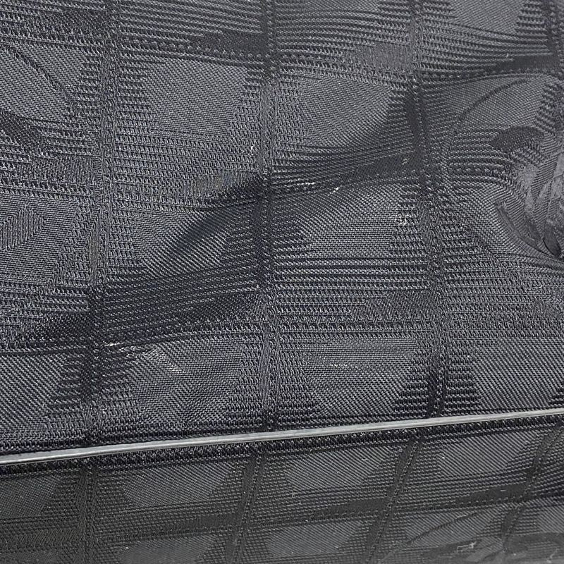 Chanel Tote New Travel Nylon Black Chien Pan Gold Hardware Women's