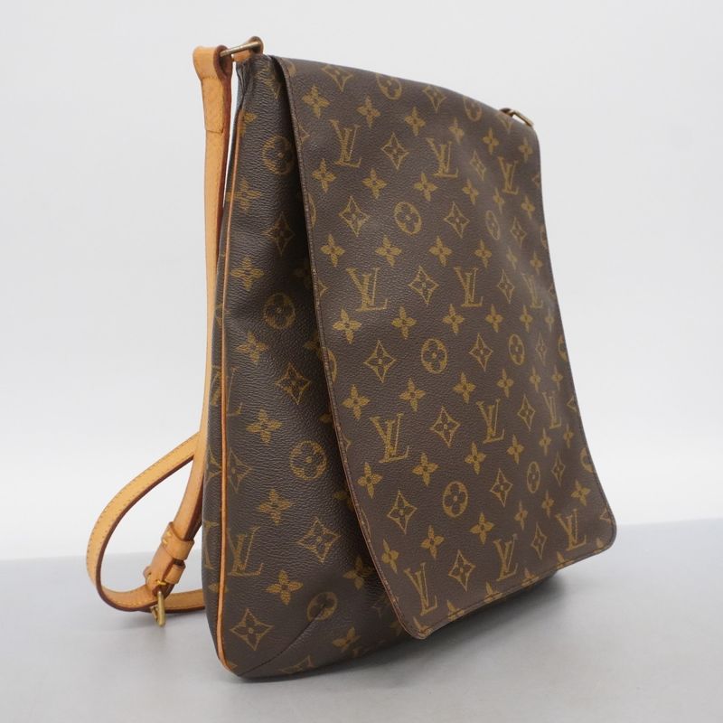 Louis Vuitton Shoulder Bag Monogram Musette M51256 Brown Ladies