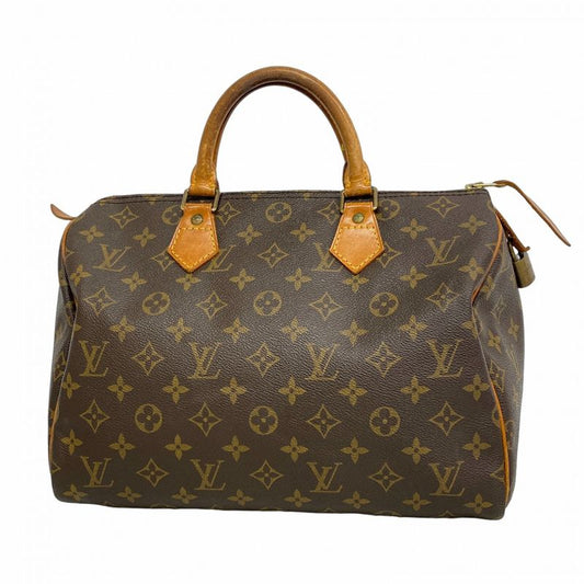 Louis Vuitton Handbag Monogram Speedy 30 M41108 Brown Ladies