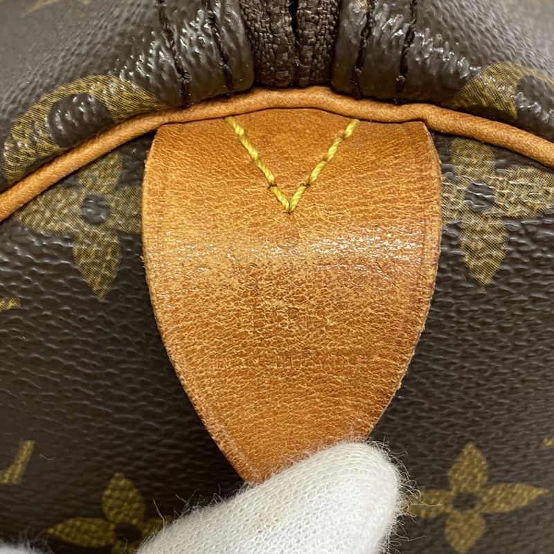 Louis Vuitton Handbag Monogram Speedy 30 M41108 Brown Ladies