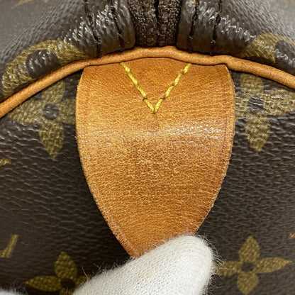 Louis Vuitton Handbag Monogram Speedy 30 M41108 Brown Ladies