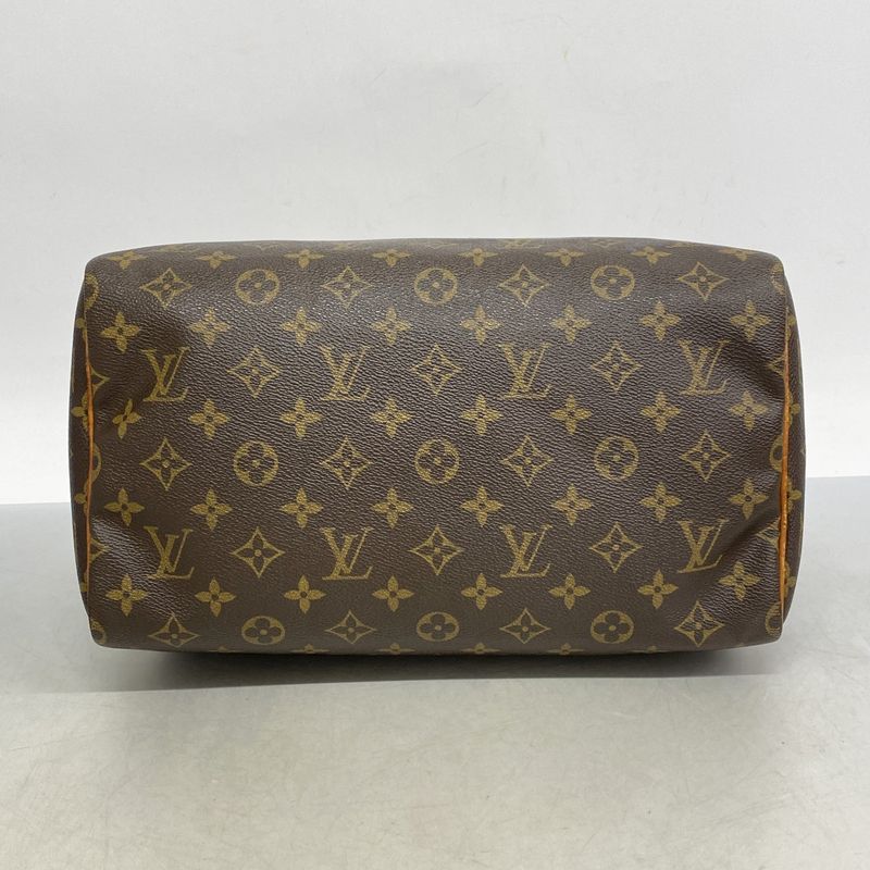 Louis Vuitton Handbag Monogram Speedy 30 M41108 Brown Ladies