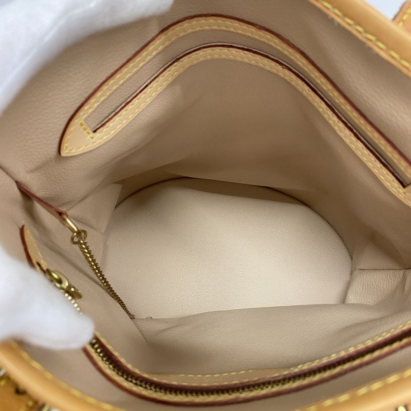 Louis Vuitton Tote Bag Monogram Bucket PM M42238 Brown Ladies