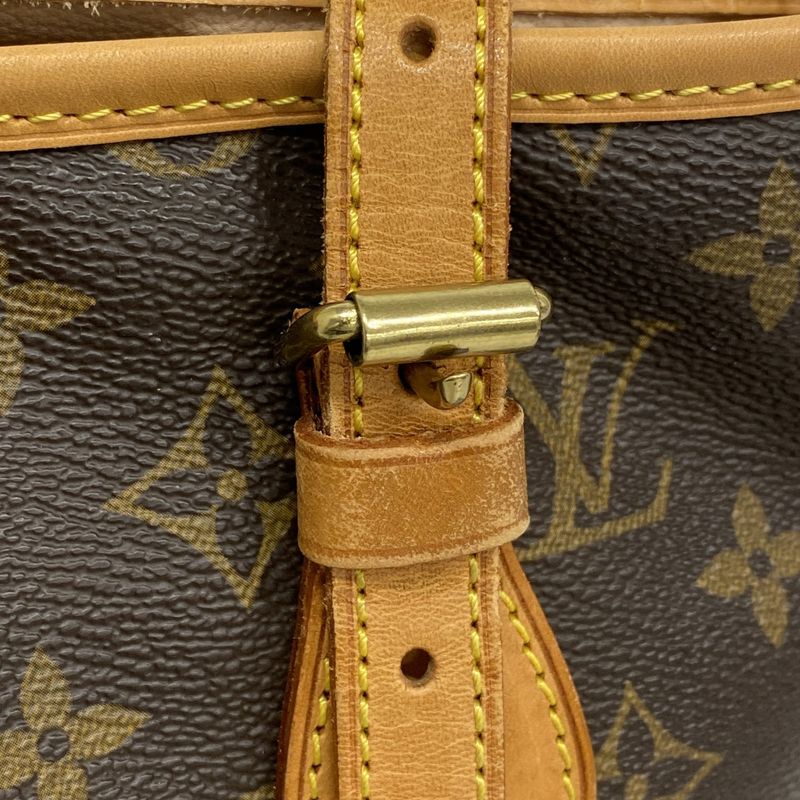 Louis Vuitton Tote Bag Monogram Bucket PM M42238 Brown Ladies