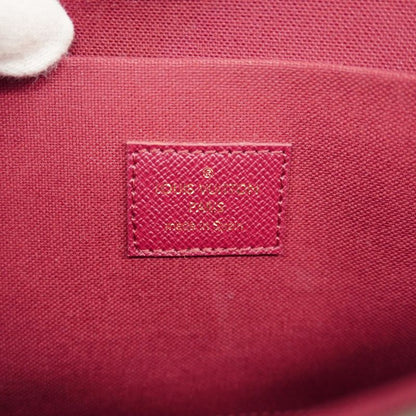 Louis Vuitton Shoulder Wallet Monogram Pochette Felicie M61276 Brown Fuchsia