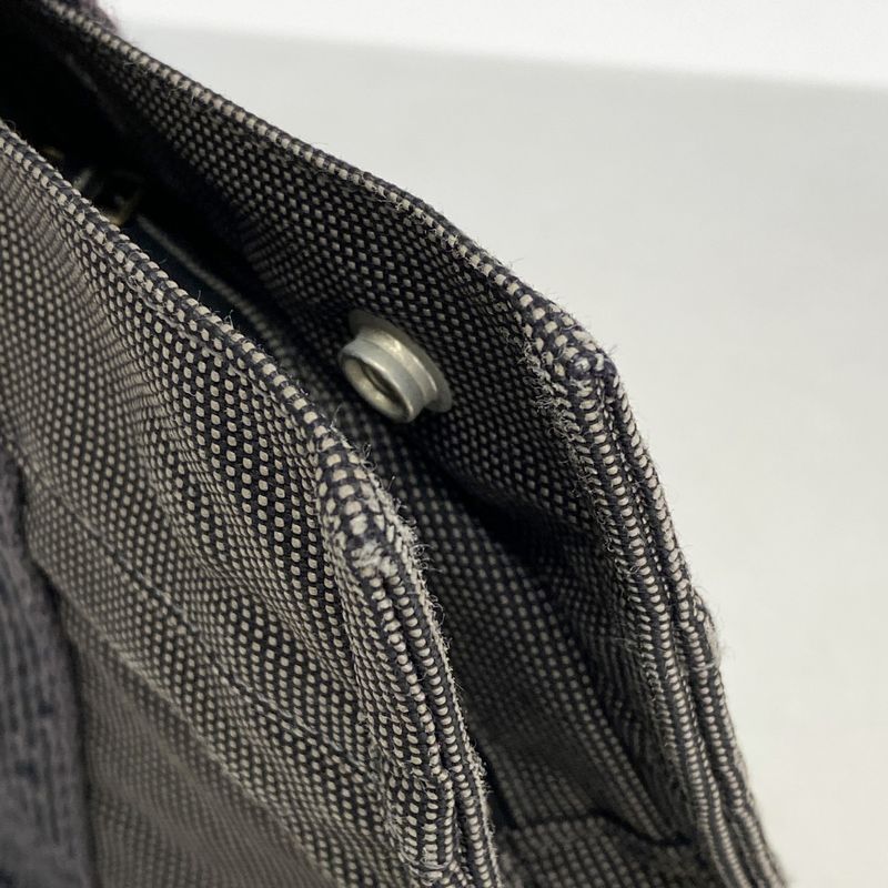 Hermes Tote Bag Her Line PM Canvas Gray Silver Hardware Women