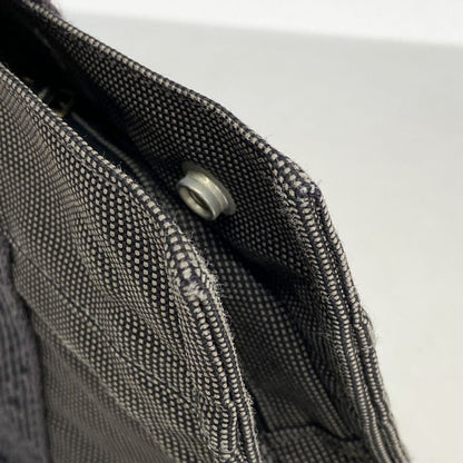 Hermes Tote Bag Her Line PM Canvas Gray Silver Hardware Women