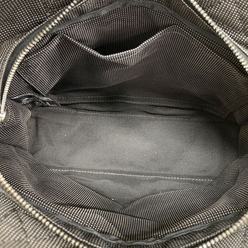 Hermes Tote Bag Her Line PM Canvas Gray Silver Hardware Women