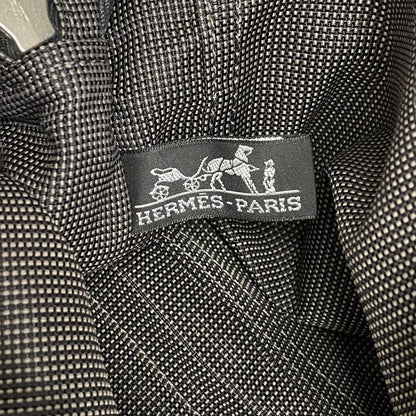 Hermes Tote Bag Her Line PM Canvas Gray Silver Hardware Women