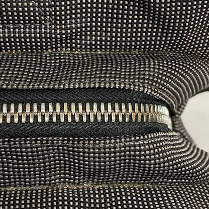 Hermes Tote Bag Her Line PM Canvas Gray Silver Hardware Women