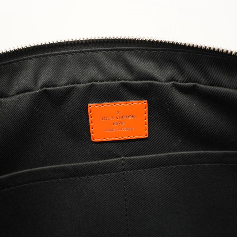 Louis Vuitton Epi Damier Graphite Nile NM M51466 Black Blue Men's Shoulder Bag