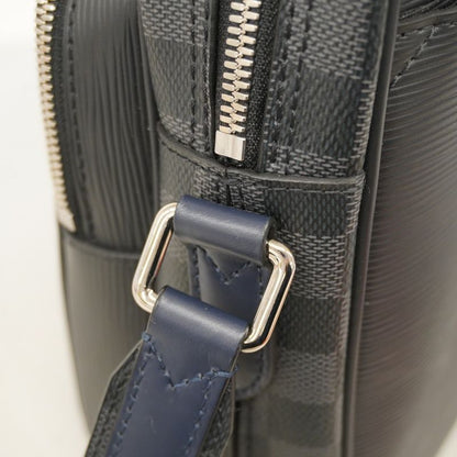 Louis Vuitton Epi Damier Graphite Nile NM M51466 Black Blue Men's Shoulder Bag