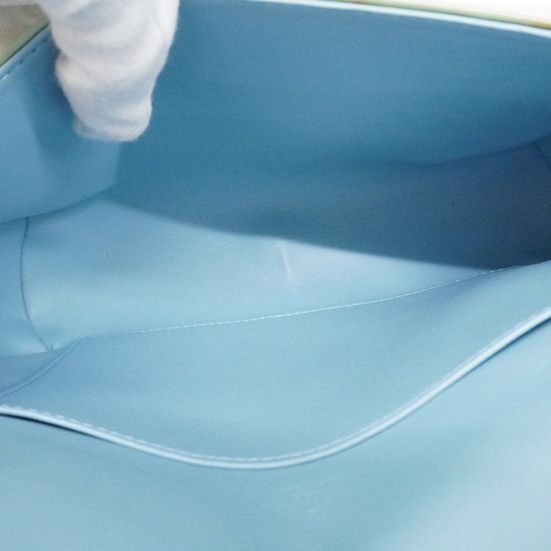 Louis Vuitton Shoulder Bag Vernis Thompson Street M91009 Baby Blue Women's