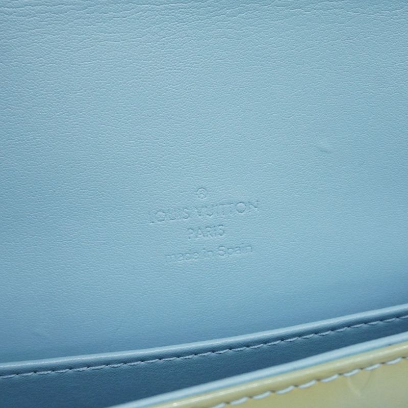 Louis Vuitton Shoulder Bag Vernis Thompson Street M91009 Baby Blue Women's
