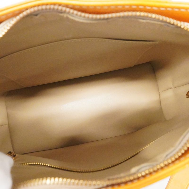 Louis Vuitton Tote Bag Vernis Houston M91004 Beige Women's