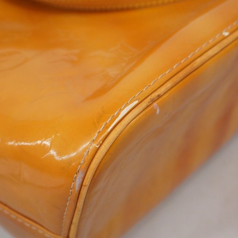 Louis Vuitton Tote Bag Vernis Houston M91004 Beige Women's