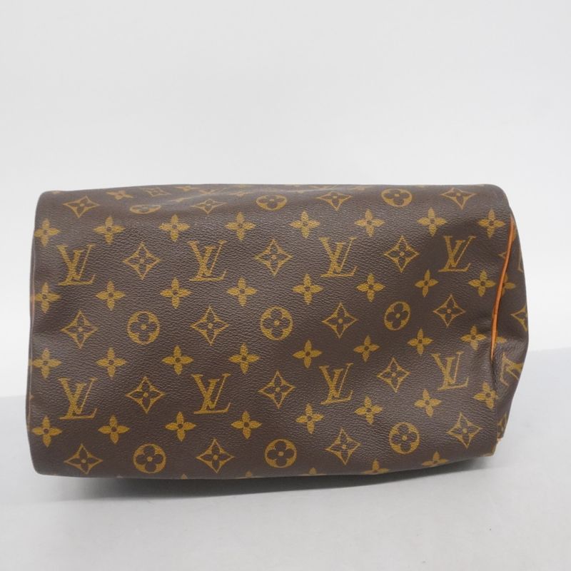 Louis Vuitton Handbag Monogram Speedy 30 M41108 Brown Ladies
