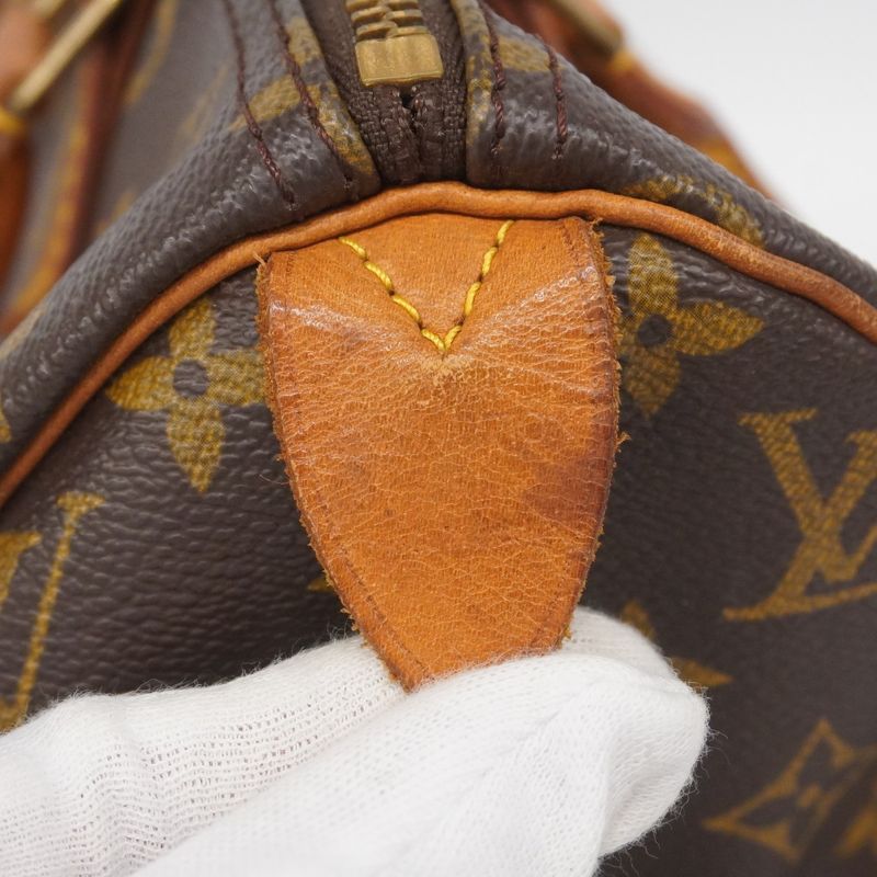 Louis Vuitton Handbag Monogram Speedy 30 M41108 Brown Ladies