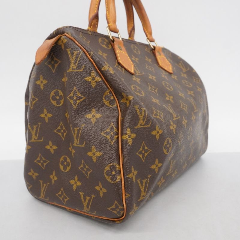 Louis Vuitton Handbag Monogram Speedy 30 M41108 Brown Ladies