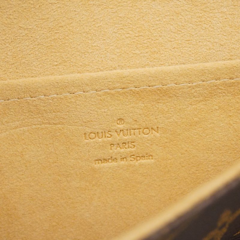 Louis Vuitton Shoulder Bag Monogram Pochette Twin GM M51852 Brown Ladies