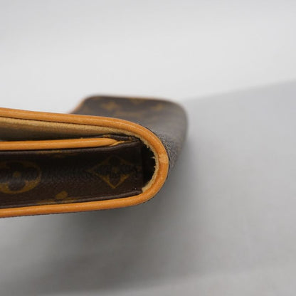 Louis Vuitton Shoulder Bag Monogram Pochette Twin GM M51852 Brown Ladies