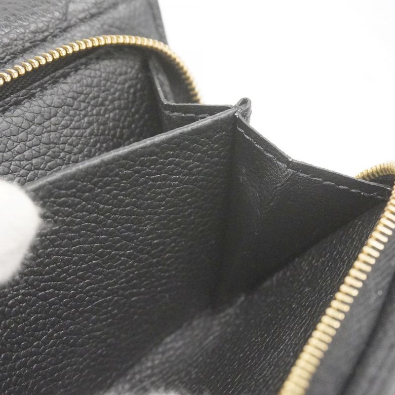 Louis Vuitton Monogram And Empreinte Portefeuille Metis Compact M80880 Noir