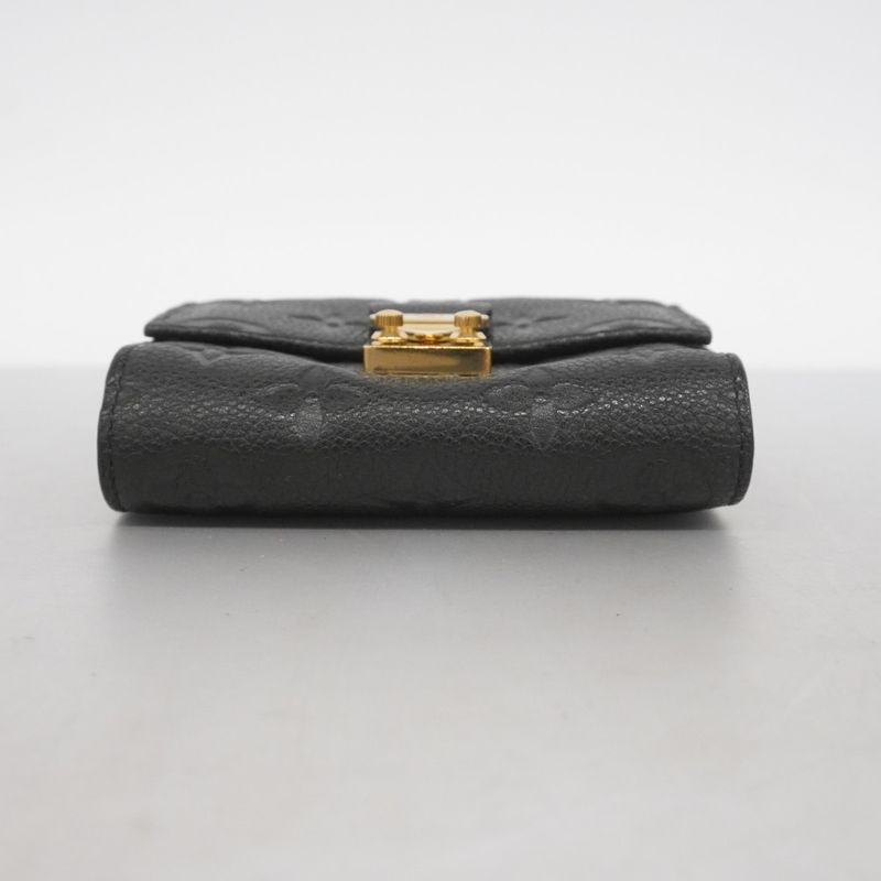 Louis Vuitton Monogram And Empreinte Portefeuille Metis Compact M80880 Noir