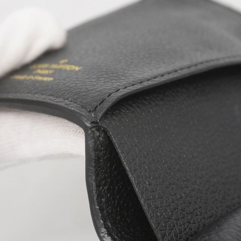 Louis Vuitton Monogram And Empreinte Portefeuille Metis Compact M80880 Noir