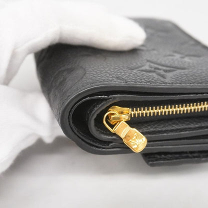 Louis Vuitton Monogram And Empreinte Portefeuille Metis Compact M80880 Noir