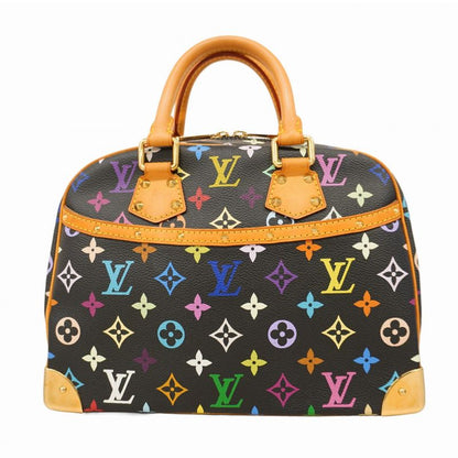 Louis Vuitton Monogram Multicolor Trouville M92662 Noir Black Women