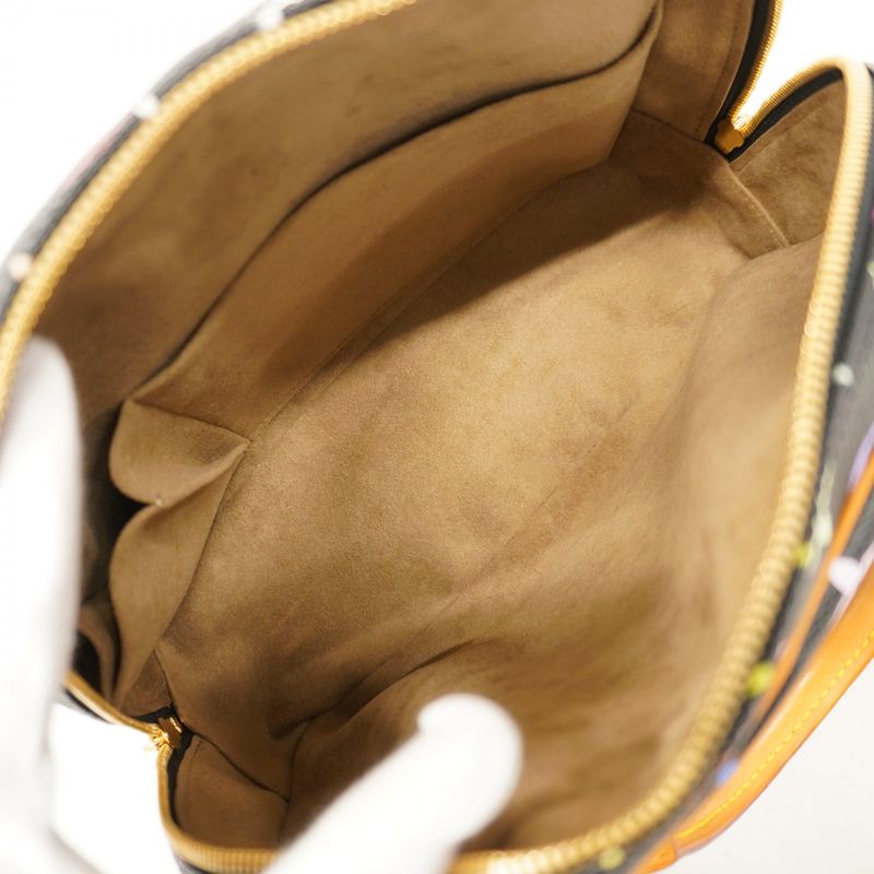 Louis Vuitton Monogram Multicolor Trouville M92662 Noir Black Women