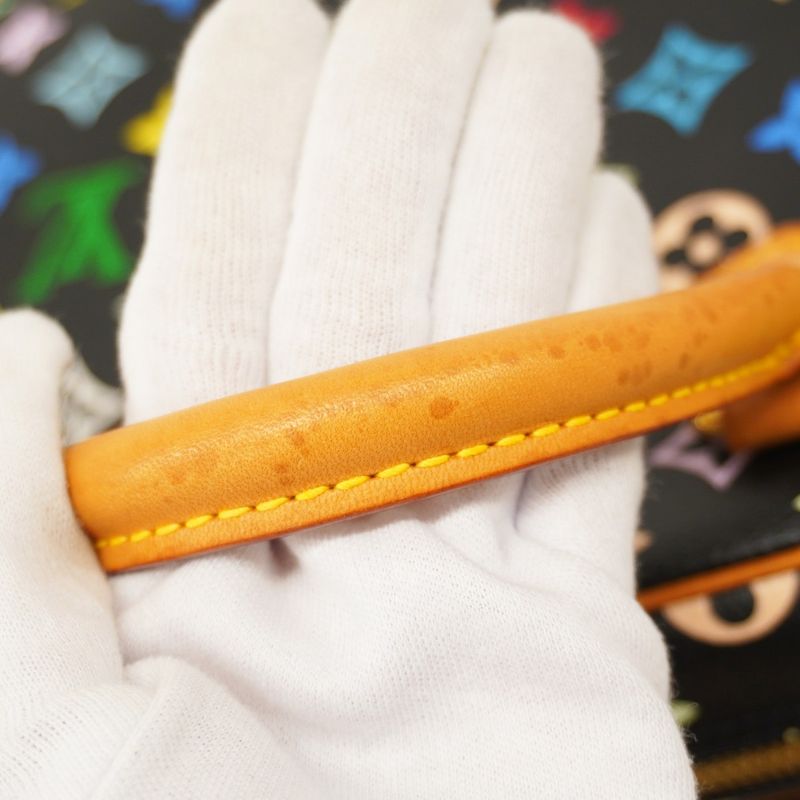 Louis Vuitton Monogram Multicolor Trouville M92662 Noir Black Women