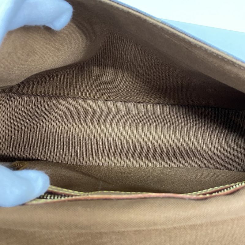 Louis Vuitton Shoulder Bag Monogram Mini Looping M51147 Brown Ladies