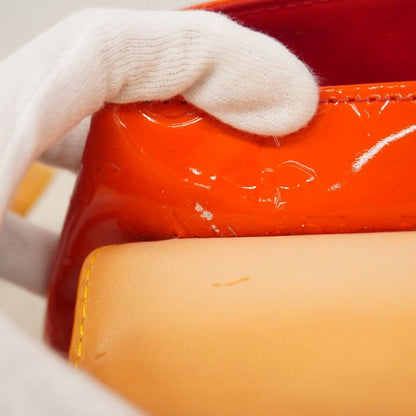 Louis Vuitton Shoulder Bag Vernis Biscayne Bay PM M91291 Rouge Women's