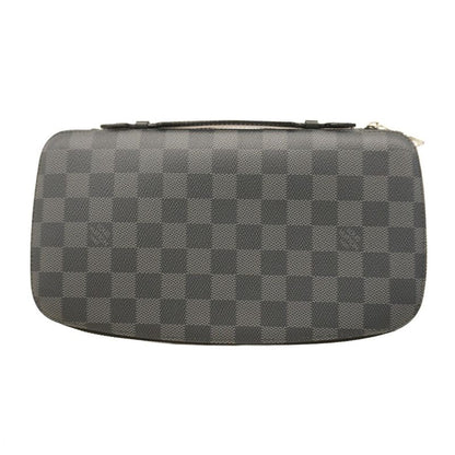 Louis Vuitton Long Wallet Damier Graphite Zippy XL N41503 Black Gray Men's