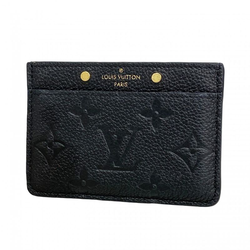 Louis Vuitton Card Case Monogram/empreinte Porte Carthusanple M69171 Noir Black