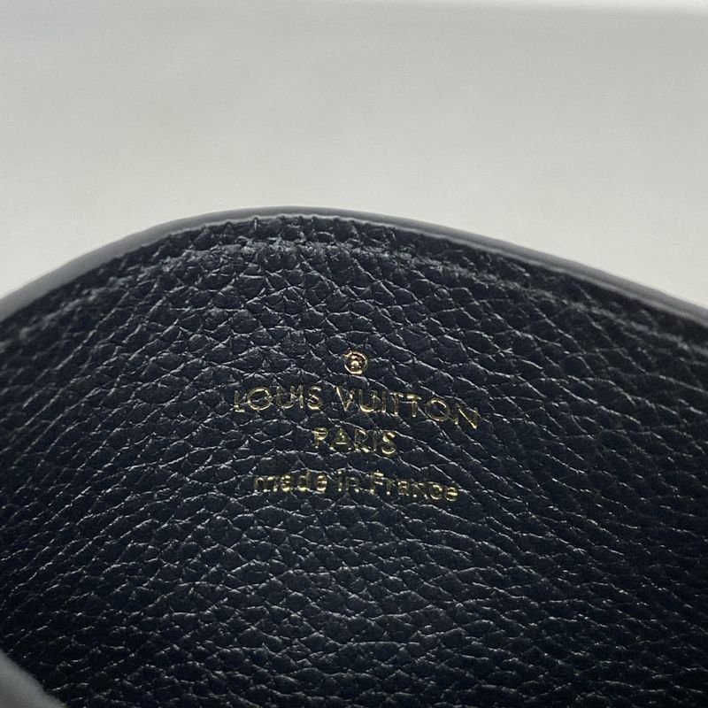 Louis Vuitton Card Case Monogram/empreinte Porte Carthusanple M69171 Noir Black
