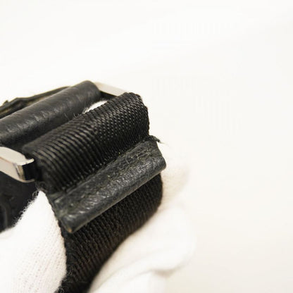 Gucci Shoulder Bag GG Canvas 131211 Canvas Black Silver Hardware Women