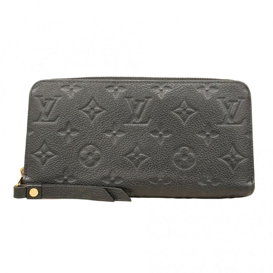Louis Vuitton Monogram Empreinte Zippy Wallet M60571 Noir Black Ladies