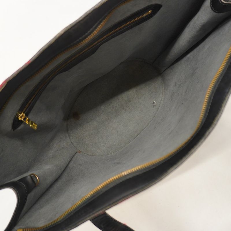 Louis Vuitton Shoulder Bag Epi Saint Jacques Shopping M52262 Noir Black Women